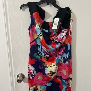Floral Multicolor Sleeveless Dress